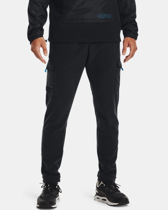 Men's ColdGear® Infrared Utility Cargo Pants, Black, pdpMainDesktop image number 0